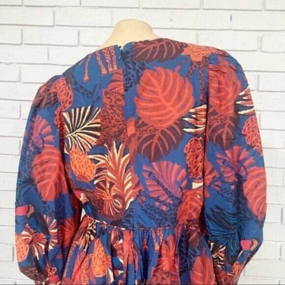 Farm Rio Women’s Animals Tapestry Mini Dress - Size Medium - Picture 9 of 12